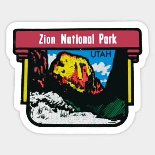 Zion National Park Sticker